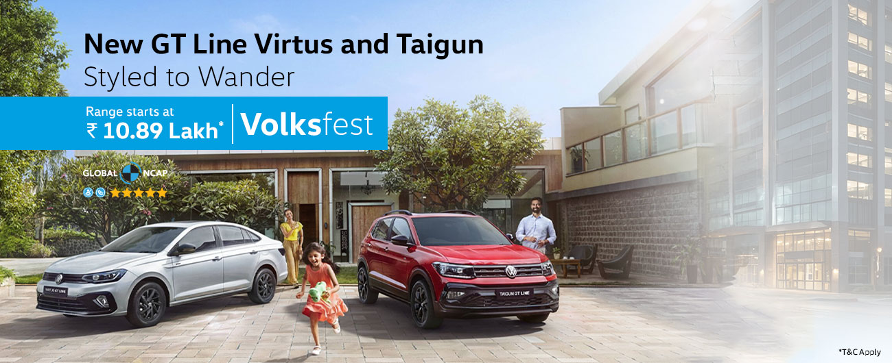 New GT Line Virtus and Taigun Styled to Wander